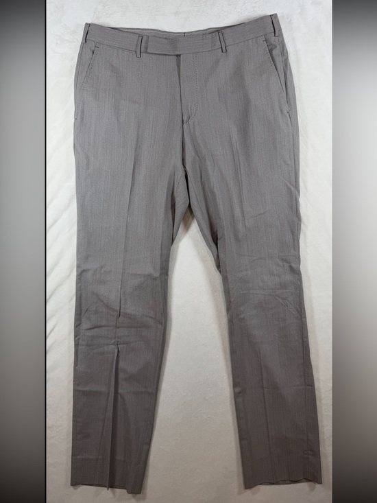 Ermenegildo Zegna Other - Ermenegildo Zegna High Performance All Season 35W 32L Wool Light Gray Dress Pant